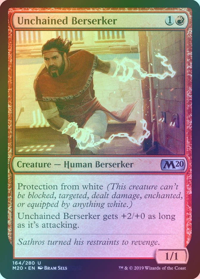 Unchained Berserker (M20) (164) / Foil