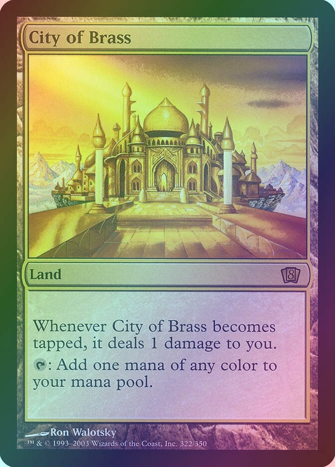 City of Brass (8ED) (322★) / Foil