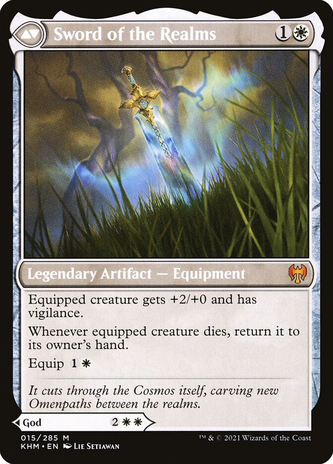 Halvar, God of Battle // Sword of the Realms (KHM) (15) — cara 2 de 2