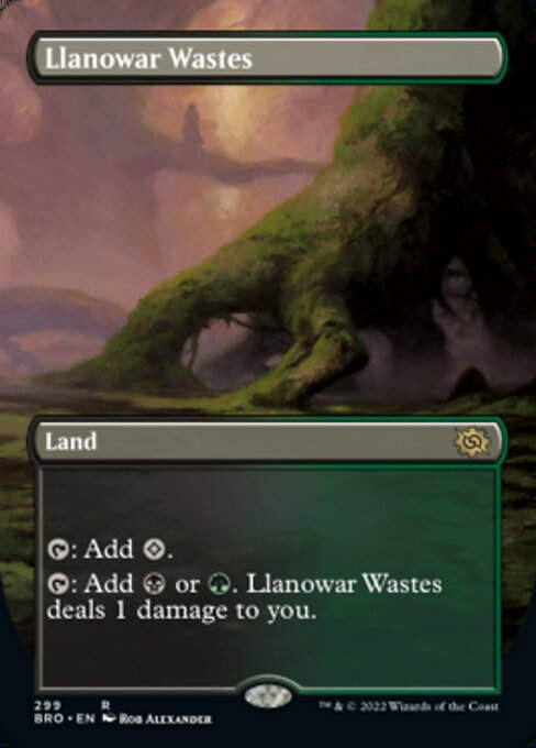 Llanowar Wastes (BRO) / Borderless