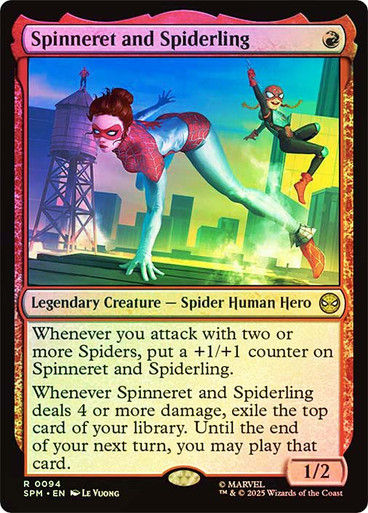 Spinneret and Spiderling (SPM) (94) / Foil