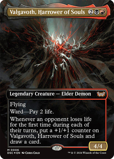 Valgavoth, Harrower of Souls (DSC) (6) / Borderless