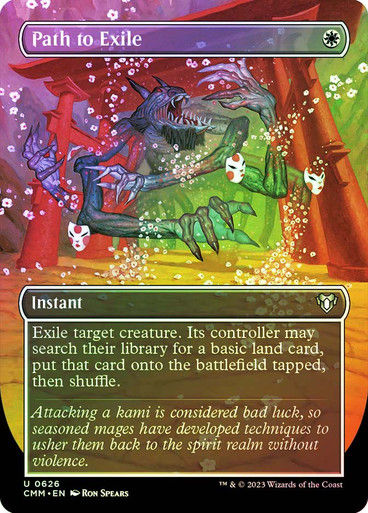Path to Exile (cmm) / Borderless / Foil