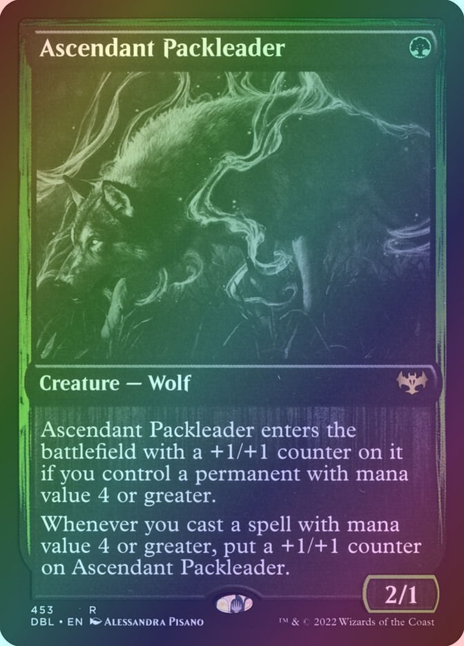 Ascendant Packleader (DBL) (453) / Foil