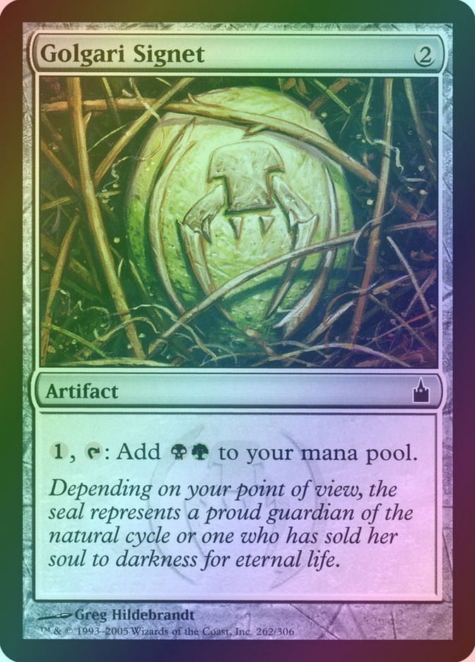 Golgari Signet (RAV) (262) / Foil
