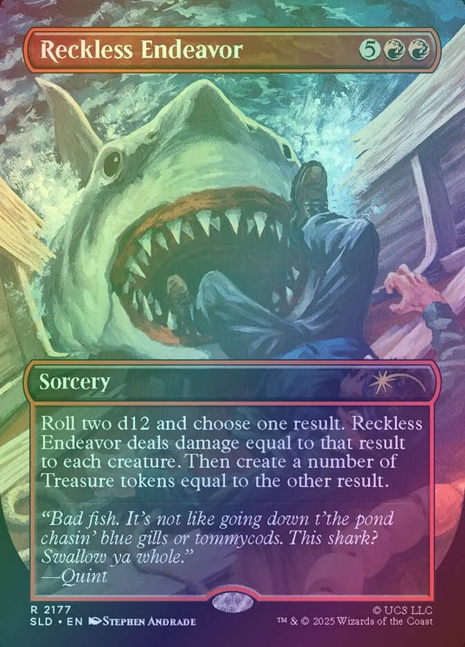 Reckless Endeavor (SLD) (2177) / Borderless / Rainbow Foil