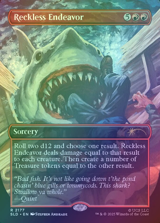 Reckless Endeavor (SLD) (2177) / Borderless / Rainbow Foil
