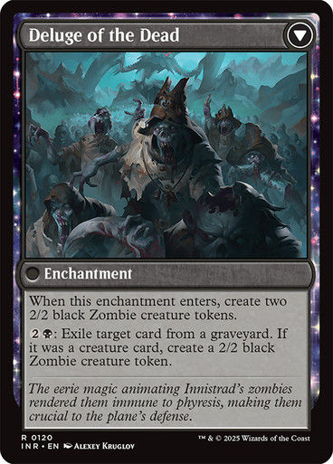 Invasion of Innistrad // Deluge of the Dead (INR) (120) — cara 2 de 2