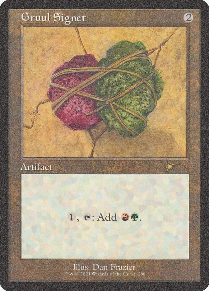 Gruul Signet (SLD) (288) / Foil Etched