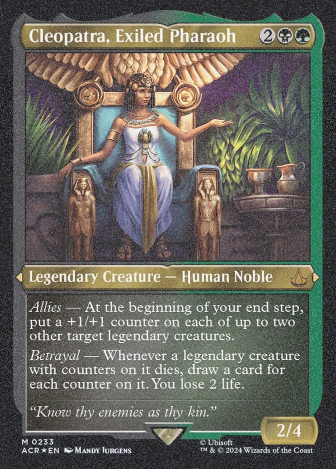 Cleopatra, Exiled Pharaoh (ACR) (233) / Foil Etched