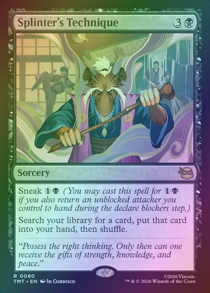 Splinter's Technique (TMT) (80) / Foil