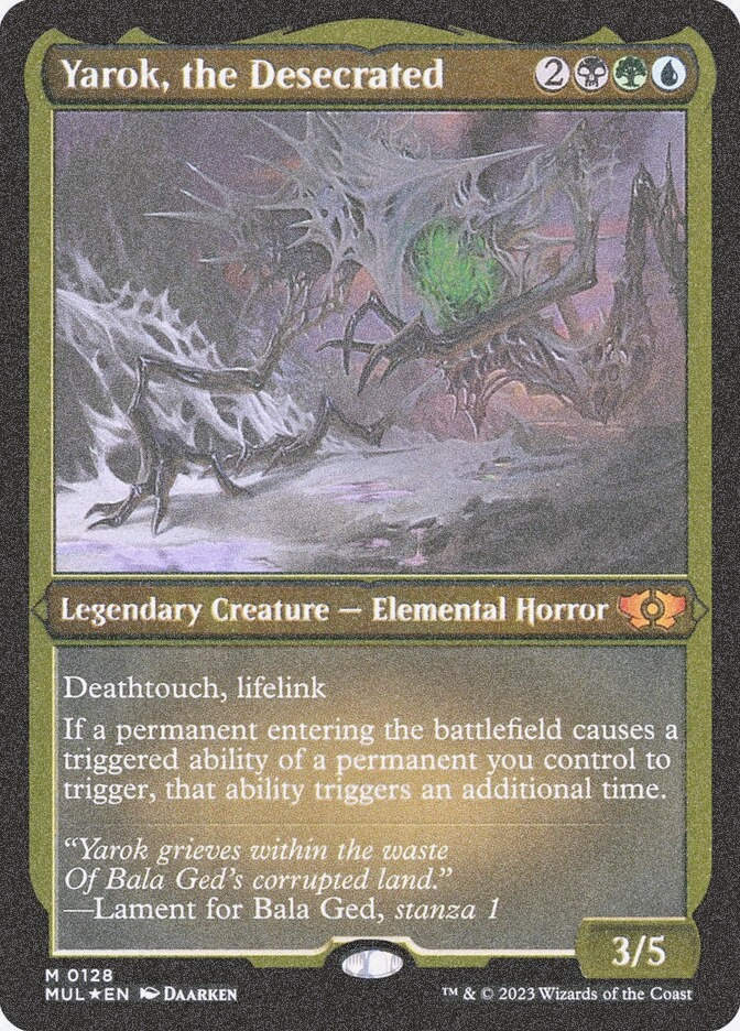 Yarok, the Desecrated (MUL) (128) / Foil Etched