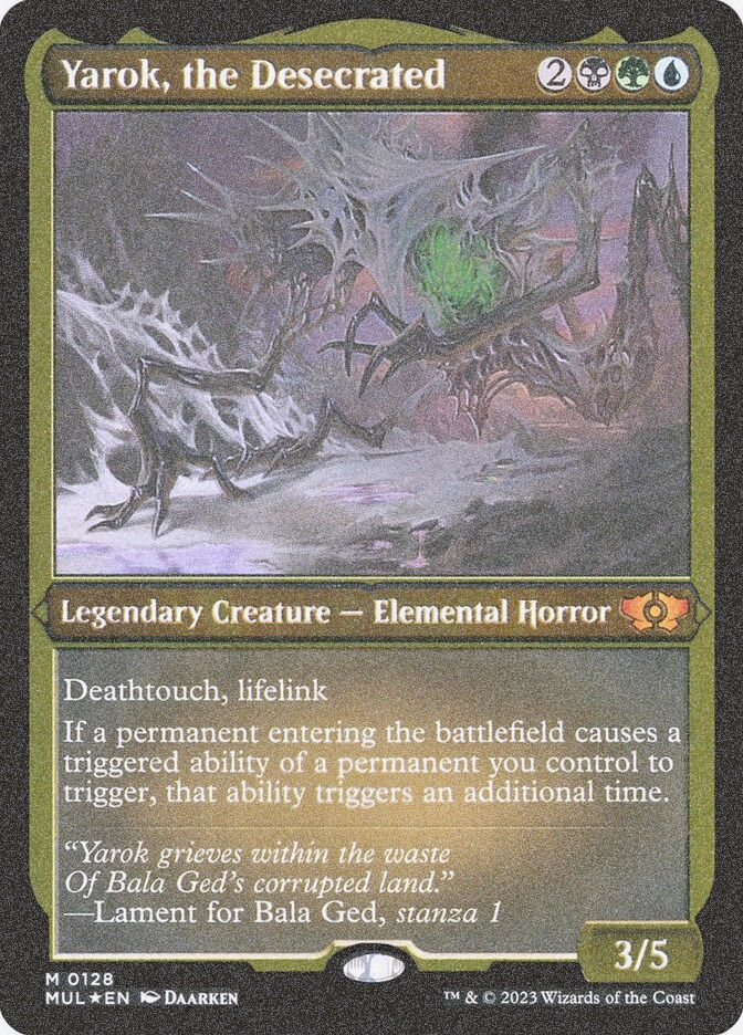 Yarok, the Desecrated (MUL) (128) / Foil Etched