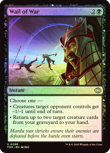 Wail of War (TDM) (98) / Foil