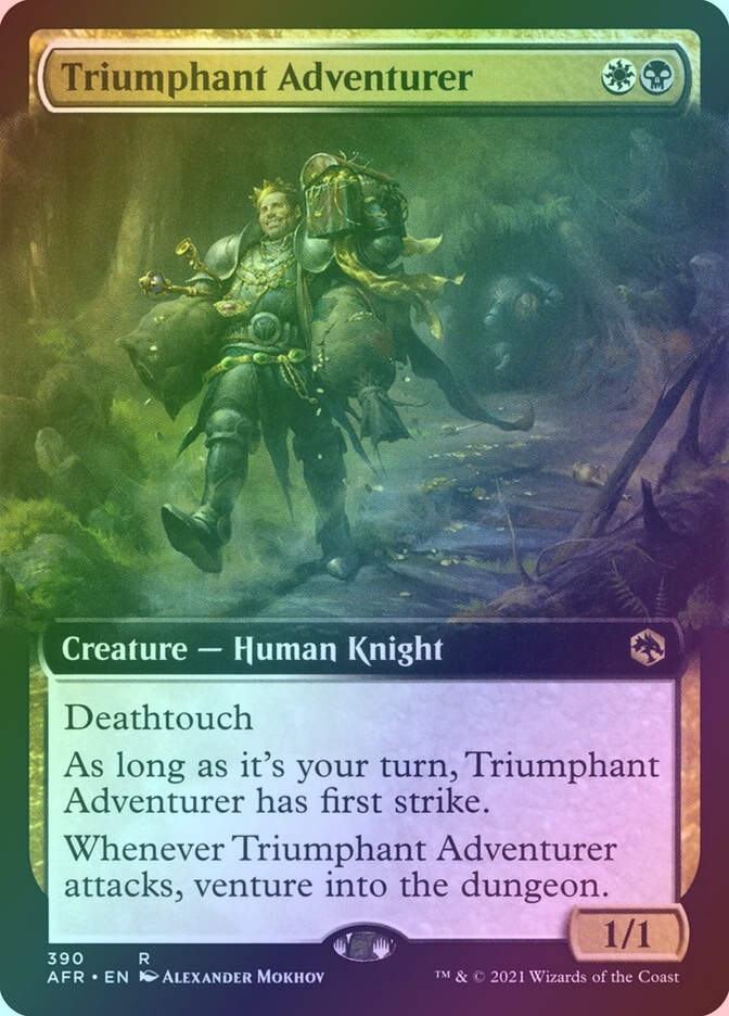 Triumphant Adventurer (AFR) (390) / Extended Art / Foil
