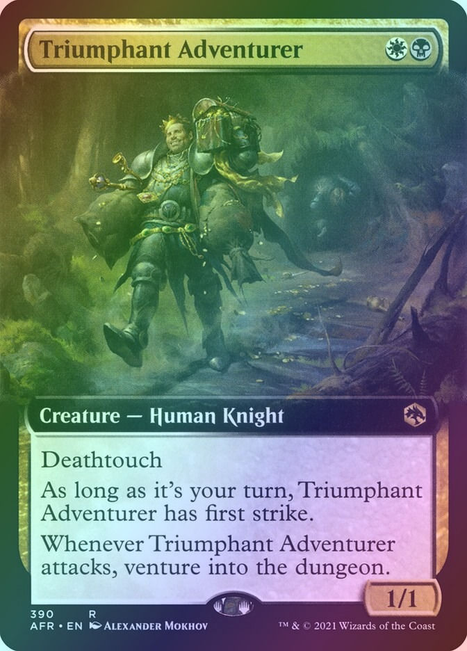 Triumphant Adventurer (AFR) (390) / Extended Art / Foil