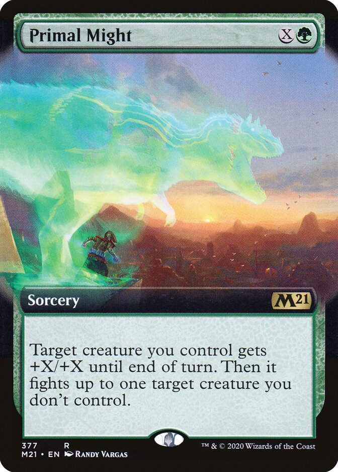 Primal Might (M21) (377) / Extended Art