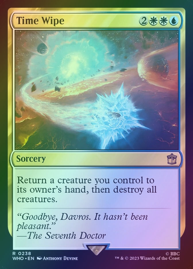 Time Wipe (WHO) (238) / Foil