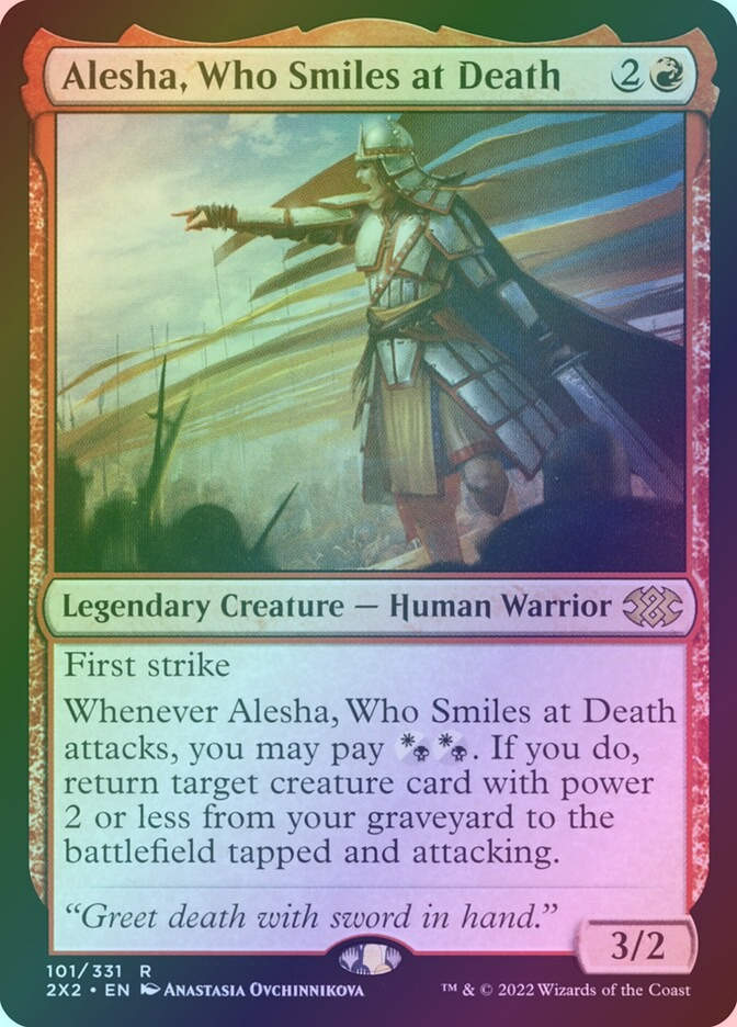 Alesha, Who Smiles at Death (2X2) (101) / Foil