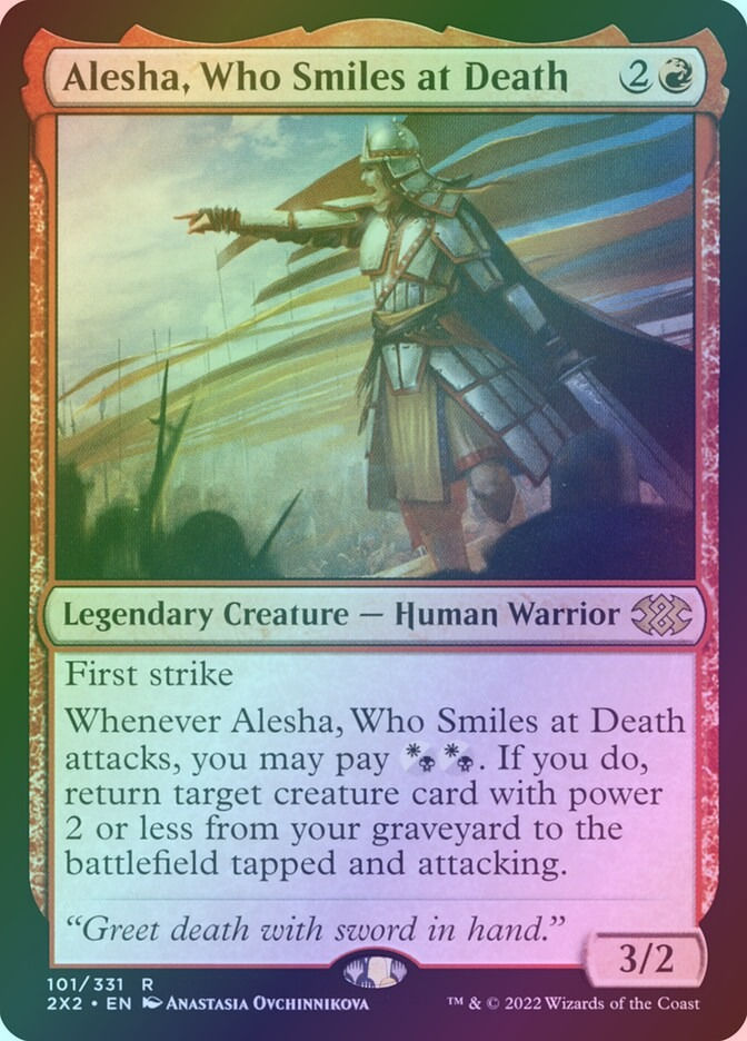 Alesha, Who Smiles at Death (2X2) (101) / Foil