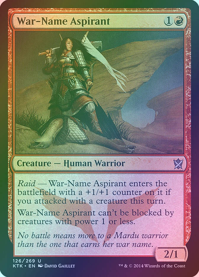 War-Name Aspirant (KTK) (126) / Foil