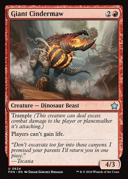 Giant Cindermaw (FDN) (624) (Starter)