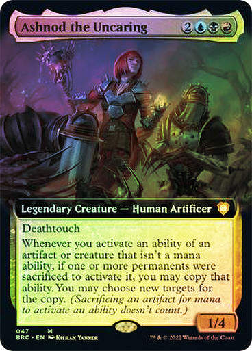 Ashnod the Uncaring (BRC) / Extended Art Foil