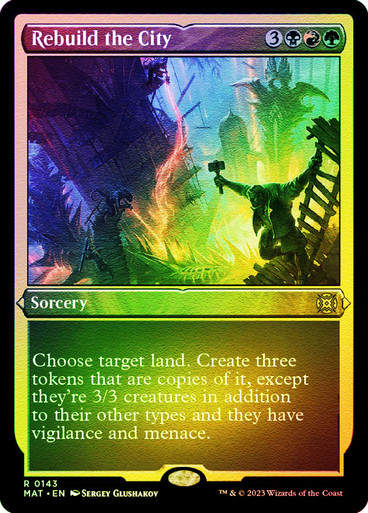 Rebuild the City (MAT) / Foil Etched