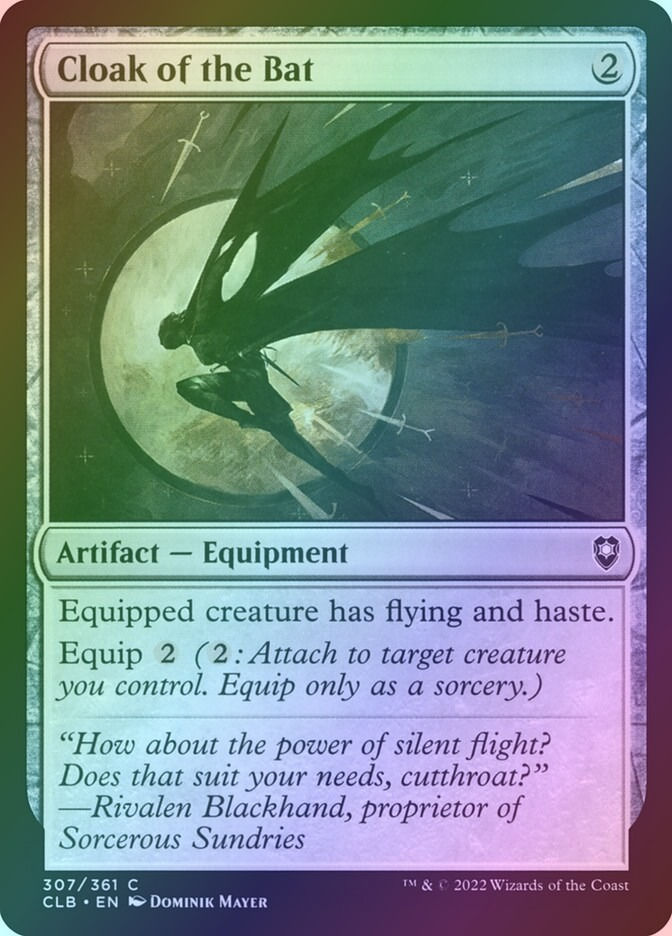 Cloak of the Bat (CLB) (307) / Foil