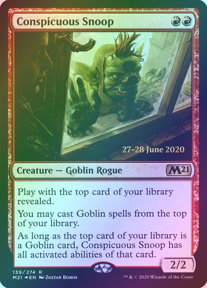 Conspicuous Snoop (PM21) (139s) / Foil