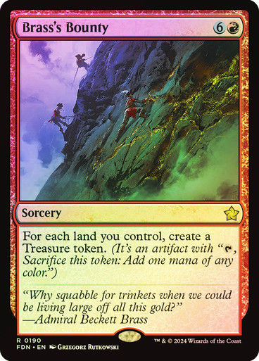 Brass's Bounty (FDN) (190) / Foil
