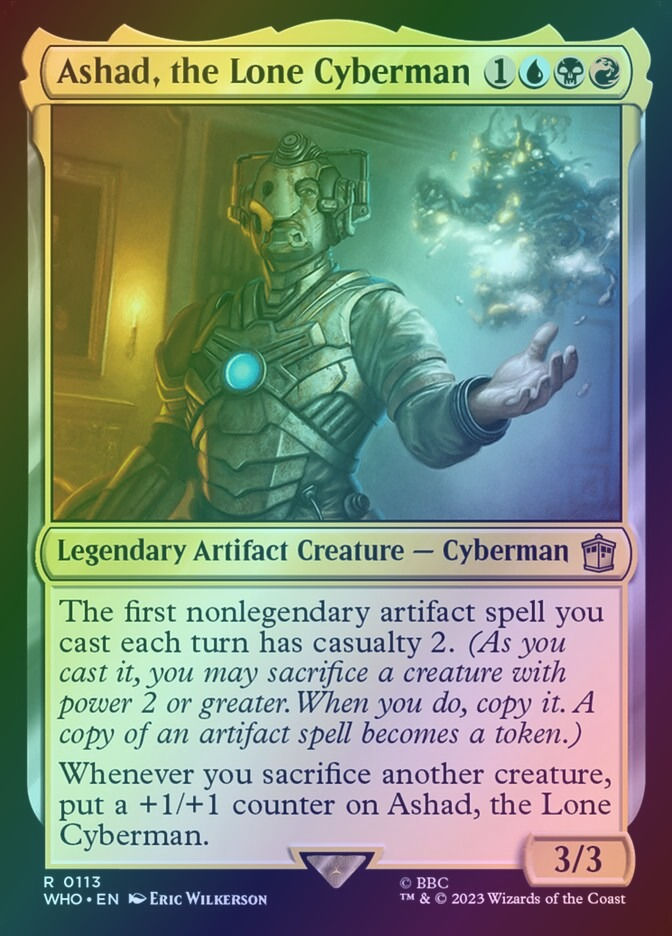 Ashad, the Lone Cyberman (WHO) (113) / Foil