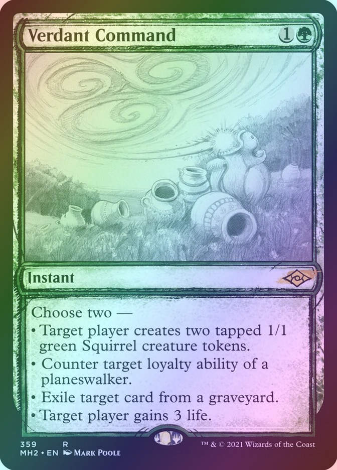 Verdant Command (MH2) (359) / Showcase / Foil