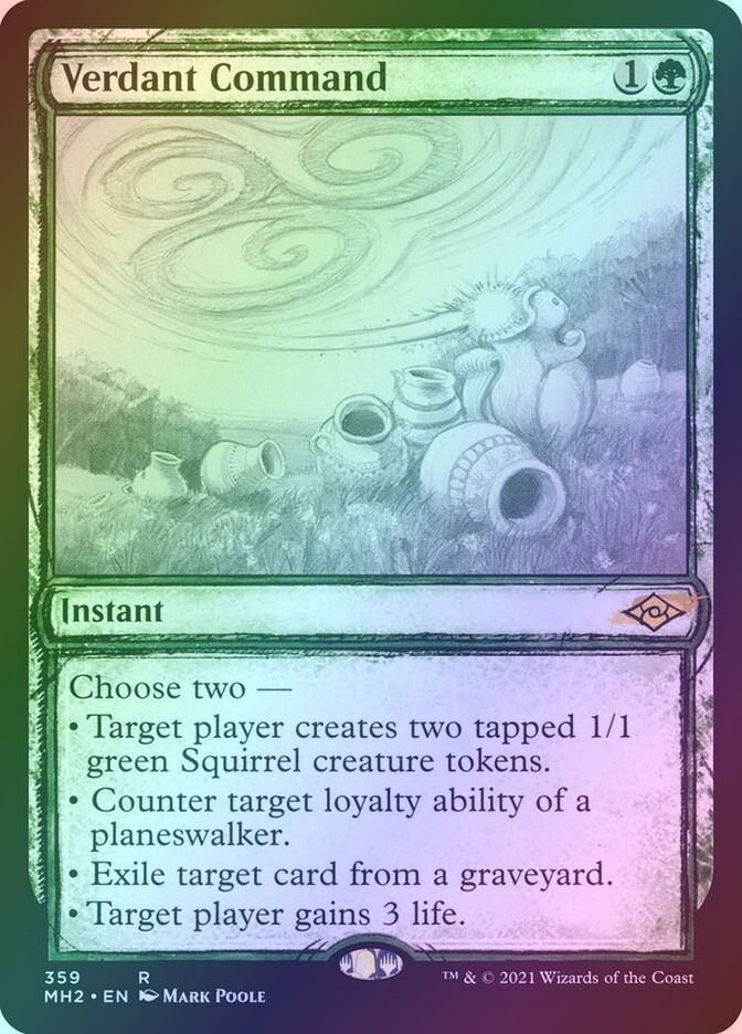 Verdant Command (MH2) (359) / Showcase / Foil