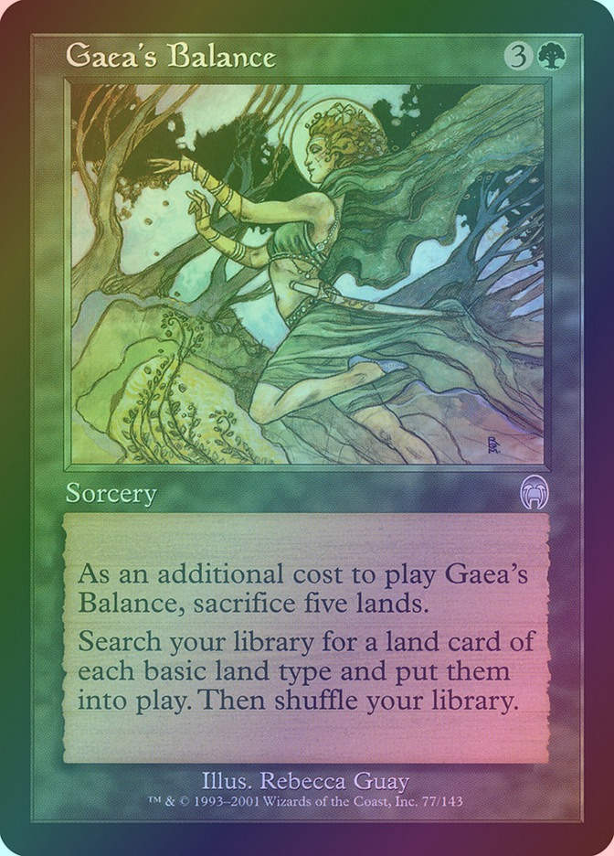 Gaea's Balance (APC) (77) / Foil