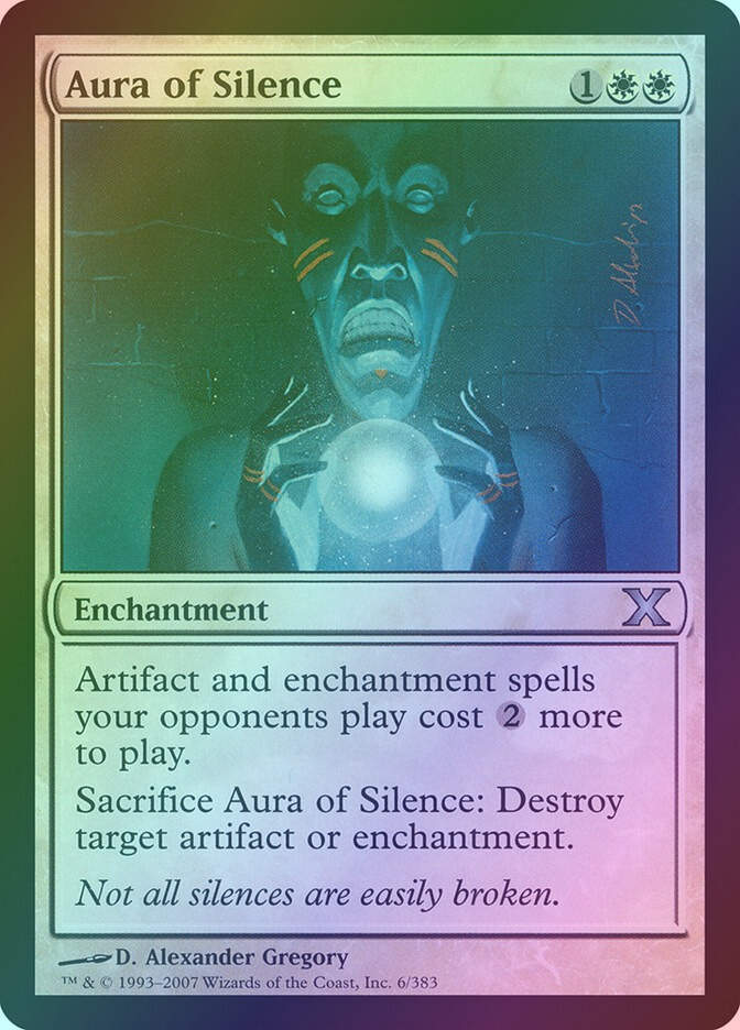 Aura of Silence (10E) (6) / Foil