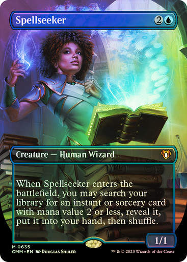 Spellseeker (cmm) / Borderless / Foil
