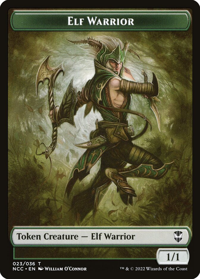 Wurm // Elf Warrior (TNCC) (31 // 23) — cara 2 de 2