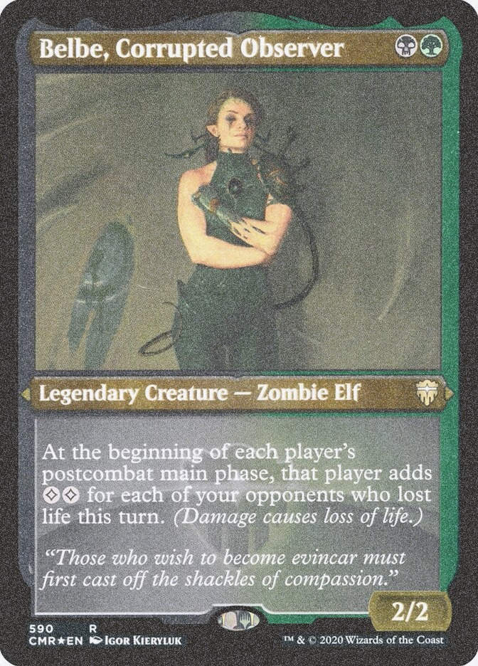 Belbe, Corrupted Observer (CMR) (590) / Foil Etched