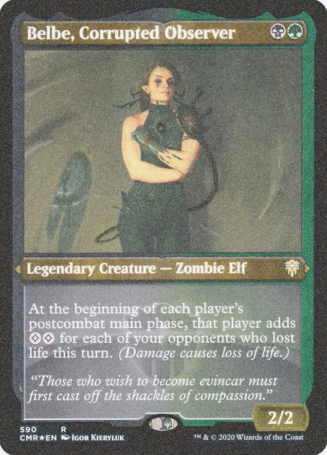 Belbe, Corrupted Observer (CMR) (590) / Foil Etched