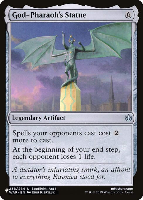 God-Pharaoh's Statue (PLST) (WAR-238)