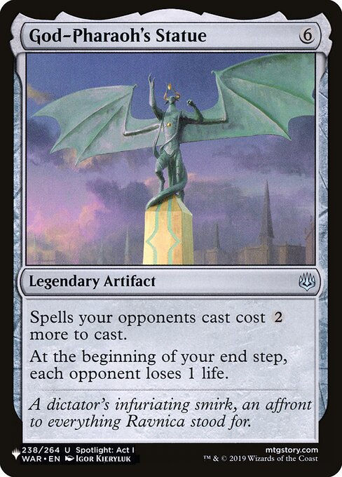 God-Pharaoh's Statue (PLST) (WAR-238)