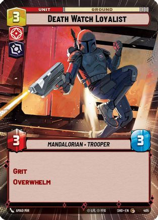 Death Watch Loyalist (Hyperspace) (SHD_#405) / Foil