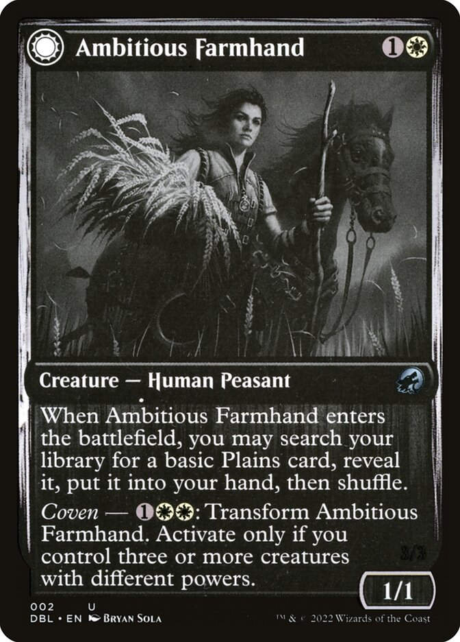 Ambitious Farmhand // Seasoned Cathar (DBL) (2)