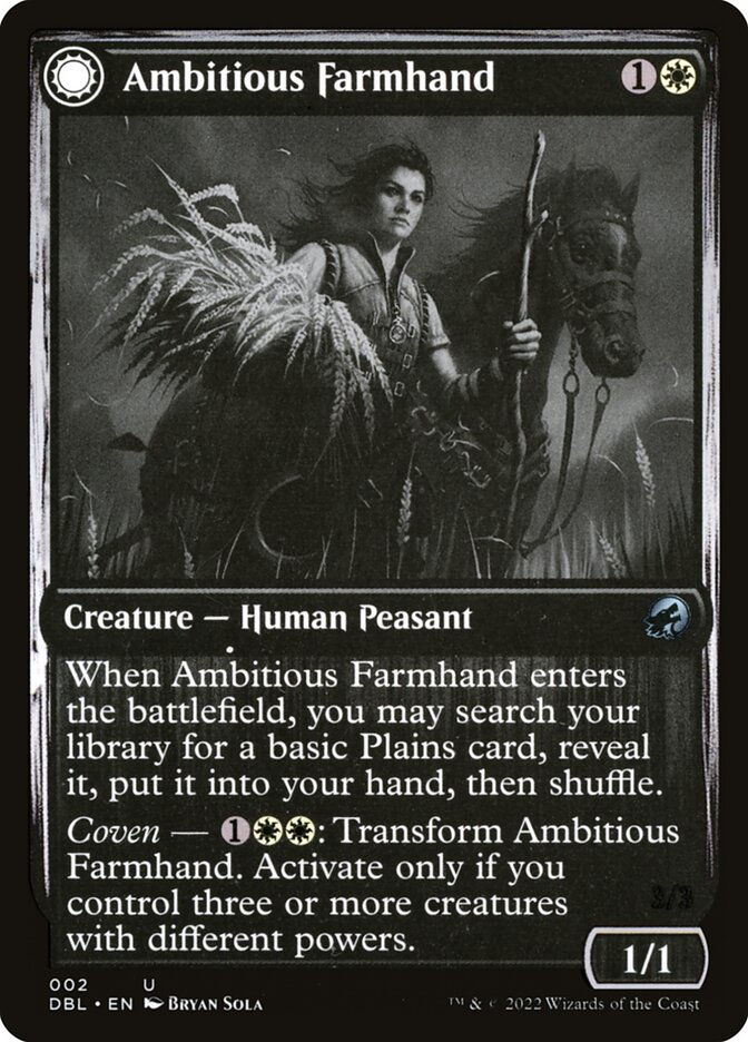 Ambitious Farmhand // Seasoned Cathar (DBL) (2) — cara 1 de 2