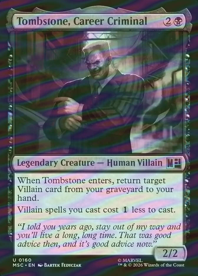 Tombstone, Career Criminal (MSC) (160) / Surge Foil