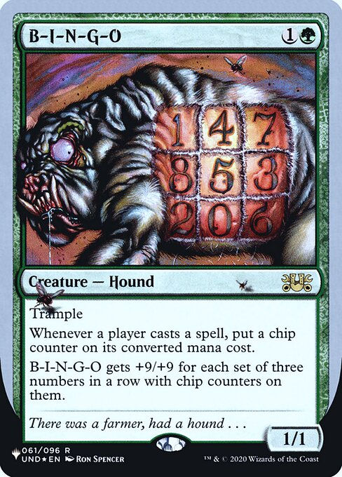 B-I-N-G-O (ULST) (34) / Foil
