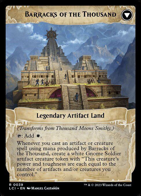 Thousand Moons Smithy // Barracks of the Thousand (lci) — cara 2 de 2