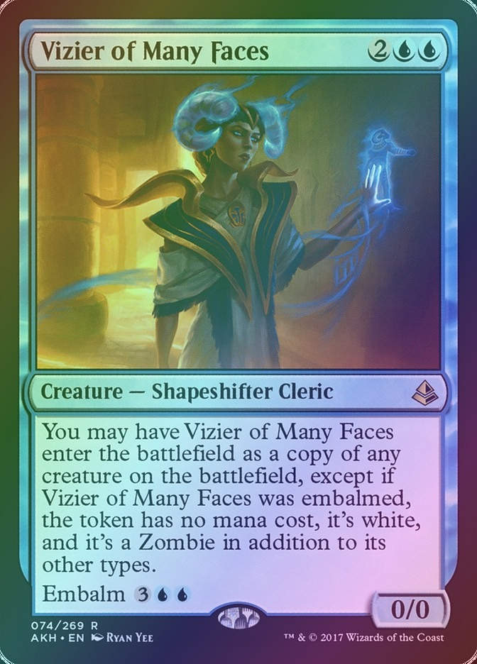 Vizier of Many Faces (AKH) (74) / Foil