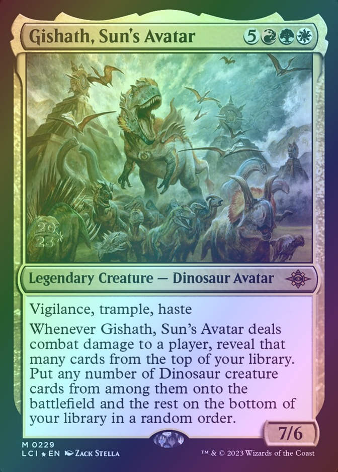 Gishath, Sun's Avatar (PLCI) (229s) / Foil